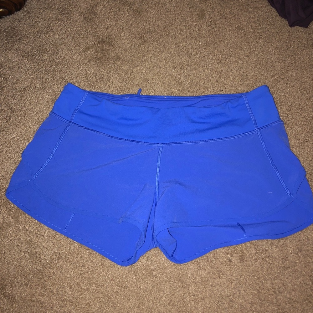 Lululemon speed shorts
